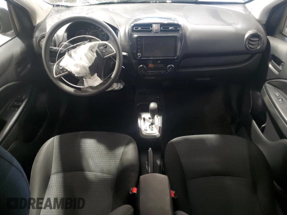 2021 Mitsubishi Mirage ES with VIN ML32FUFJ7MHF01625, listed as a Copart auction lot 49627245 with Not provided miles and Salvage title. Bid and sale history available at DreamBid. Image 8.
