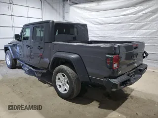 2020 Jeep Gladiator Sport S with VIN 1C6HJTAG3LL161496, listed as a Copart auction lot 48807525 with 88,429 mi miles and Salvage title. Bid and sale history available at DreamBid. Image 2.