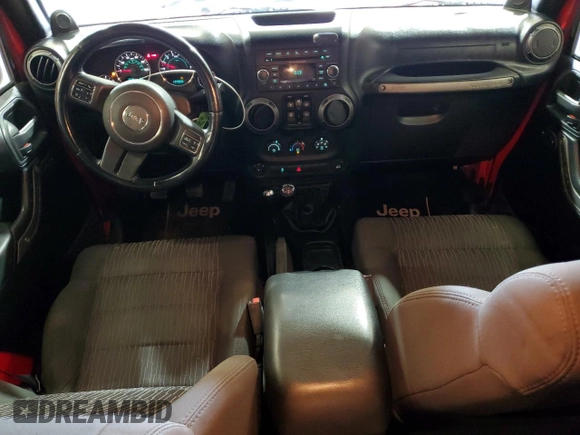 2012 Jeep Wrangler Unlimited Sport z VIN 1C4HJWDG2CL117124, wystawiony jako Copart lot #57288435 z przebiegiem 134 860 mil mil oraz Czysty tytuł • Clean title. Historia ofert i sprzedaży dostępna na DreamBid. Obrazek 8.