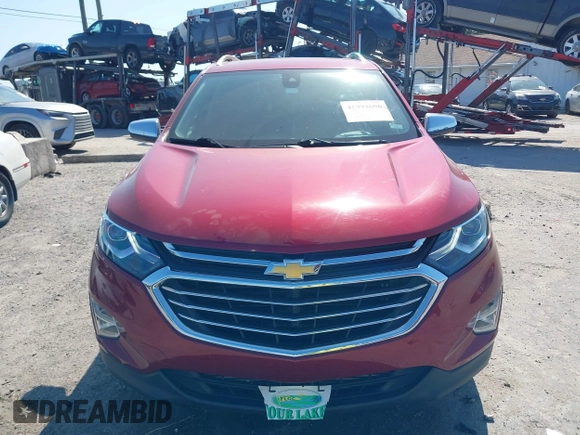 2018 Chevrolet Equinox Premier with VIN 3GNAXMEV1JL332293, listed as a IAAI auction lot 41994696 with 36,910 mi miles. Bid and sale history available at carsss.com. Image 12.