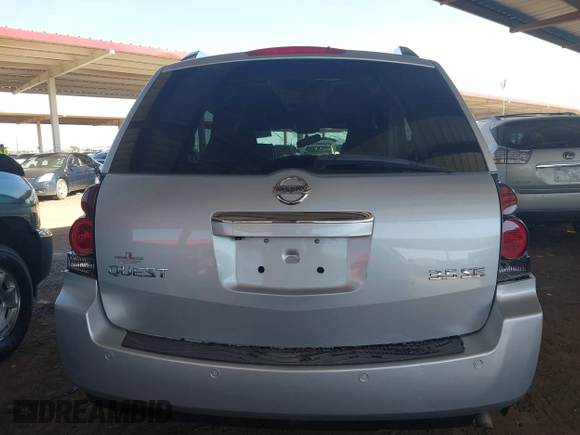 2009 Nissan Quest with VIN 5N1BV28U69N105246, listed as a IAAI auction lot 41765894 with 118,311 mi miles and . Bid and sale history available at carsss.com. Image 16.