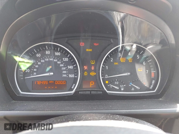 2009 BMW X3 xDrive30i with VIN WBXPC93439WJ24415, listed as a IAAI auction lot 41832261 with 178,499 mi miles. Bid and sale history available at carsss.com. Image 7.