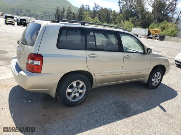 2005 Toyota Highlander with VIN JTEDP21A650074042, listed as a Copart auction lot 52615195 with 193,025 mi miles and Clean Title. Bid and sale history available at carsss.com. Image 3.