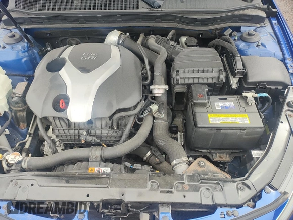 2015 Kia Optima SX Turbo with VIN 5XXGR4A62FG436001, listed as a Copart auction lot 52134035 with 90,737 mi miles and Clean Title. Bid and sale history available at carsss.com. Image 7.