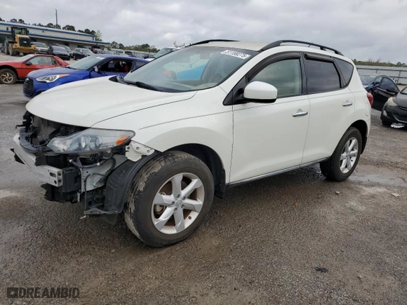 2010 Nissan Murano S with VIN JN8AZ1MU9AW017217, listed as a Copart auction lot 51159275 with 92,114 mi miles and Salvage Title. Bid and sale history available at carsss.com. Image 1.