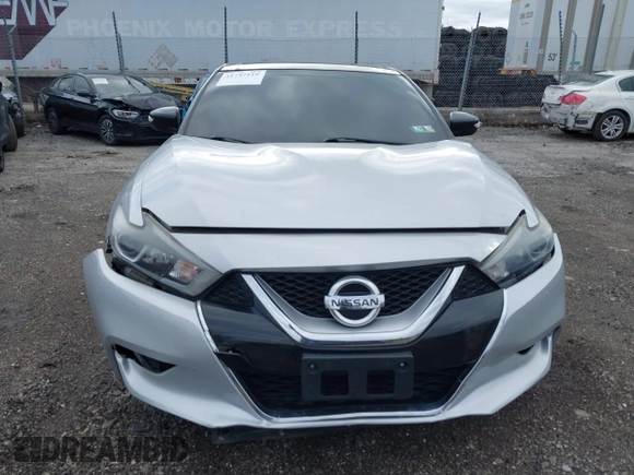 2017 Nissan Maxima SV with VIN 1N4AA6AP9HC406195, listed as a IAAI auction lot 41747116 with 97,213 mi miles. Bid and sale history available at carsss.com. Image 6.