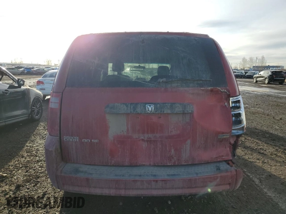 2008 Dodge Grand Caravan SE with VIN 2D8HN44H38R785015, listed as a Copart auction lot 46448665 with 286,599 mi miles and Salvage Title. Bid and sale history available at DreamBid. Image 6.