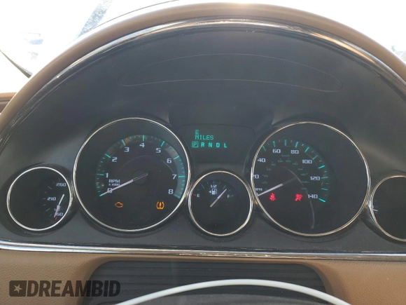 2017 Buick Enclave Leather with VIN 5GAKRBKD2HJ318347, listed as a Copart auction lot 46745585 with Not Provided miles and Salvage Title. Bid and sale history available at DreamBid. Image 9.
