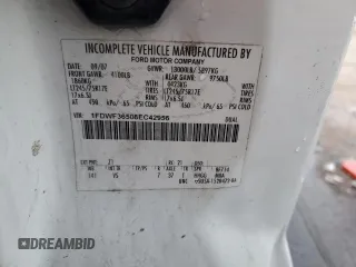 2008 Ford F-350 z VIN 1FDWF36508EC42956, wystawiony jako Copart lot #87328834 z przebiegiem 161 790 mil mil oraz Szkoda całkowita • Salvage title. Historia ofert i sprzedaży dostępna na DreamBid. Obrazek 12.