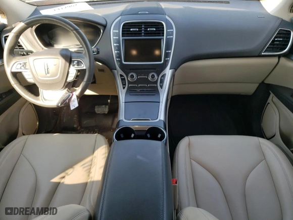 2019 Lincoln Nautilus Standard with VIN 2LMPJ6J95KBL57722, listed as a Copart auction lot 66652243 with NaN miles. Bid and sale history available at carsss.com. Image 8.