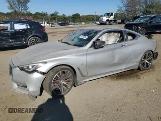 2017 Infiniti Q60 Premium with VIN JN1EV7ELXHM552244, listed as a Copart auction lot 76581994 with Not Provided miles and Salvage Title. Bid and sale history available at carsss.com. Image 1.