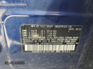2017 Subaru Legacy Premium with VIN 4S3BNAD67H3050838, listed as a Copart auction lot 61399555 with 160,056 mi miles and Salvage title. Bid and sale history available at DreamBid. Image 12.