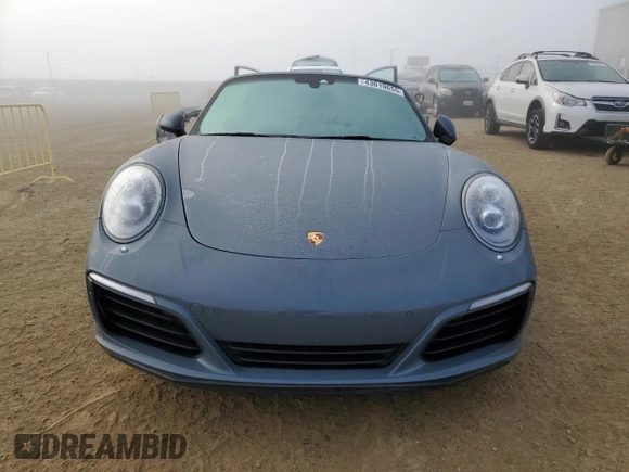2017 Porsche 911 Carrera with VIN WP0CA2A98HS141577, listed as a Copart auction lot 43010655 with 36,759 mi miles and Salvage Title. Bid and sale history available at DreamBid. Image 5.
