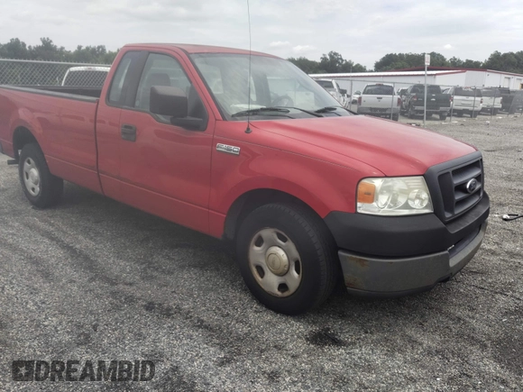 2005 Ford F-150 XL with VIN 1FTRF12215NA64701, listed as a IAAI auction lot 42772111 with 167,438 mi miles and . Bid and sale history available at DreamBid. Image 1.