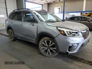 2020 Subaru Forester Limited with VIN JF2SKAUC5LH588076, listed as a Copart auction lot 63333775 with 43,694 mi miles and Salvage title. Bid and sale history available at DreamBid. Image 4.