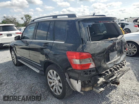 2012 Mercedes-Benz GLK 350 with VIN WDCGG5GB8CF794191, listed as a Copart auction lot 56164205 with 143,501 mi miles and Salvage Title. Bid and sale history available at DreamBid. Image 2.