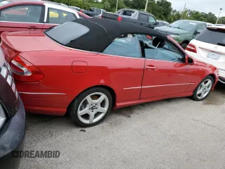 2005 Mercedes-Benz CLK 500 with VIN WDBTK75G95T045576, listed as a Copart auction lot 74738314 with 94,289 mi miles and Salvage Title. Bid and sale history available at carsss.com. Image 3.