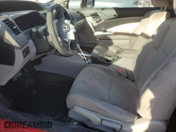 2012 Honda Civic Cpe EX with VIN 2HGFG3B88CH549280, listed as a Copart auction lot 48884105 with 126,324 mi miles and Salvage Title. Bid and sale history available at carsss.com. Image 7.