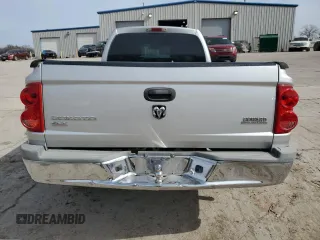 2006 Dodge Dakota SLT with VIN 1D7HE42K86S516698, listed as a Copart auction lot 45666515 with 47,013 mi miles and Salvage Title. Bid and sale history available at carsss.com. Image 6.
