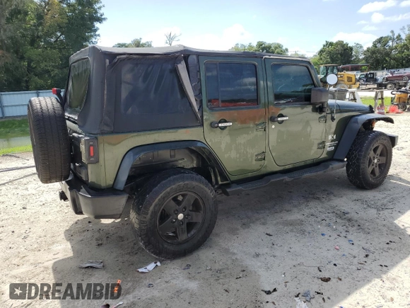 2008 Jeep Wrangler Unlimited X with VIN 1J4GA39118L633877, listed as a Copart auction lot 63652795 with 129,856 mi miles and Clean title. Bid and sale history available at DreamBid. Image 3.