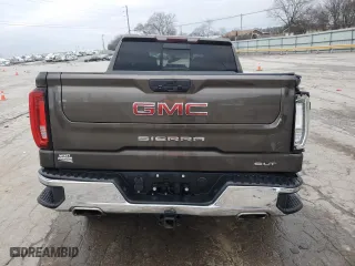 2019 GMC Sierra 1500 SLT with VIN 1GTU9DED2KZ322373, listed as a Copart auction lot 45382825 with 74,890 mi miles and Salvage Title. Bid and sale history available at carsss.com. Image 6.