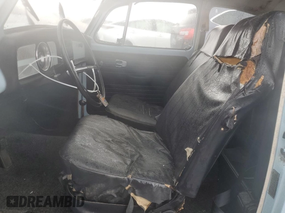 1969 Volkswagen Beetle with VIN 119416435, listed as a Copart auction lot 45422265 with 62,550 mi miles and Salvage Title. Bid and sale history available at DreamBid. Image 7.
