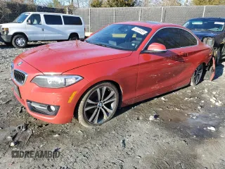 2016 BMW 2 Series 228i xDrive with VIN WBA1G9C55GV726085, listed as a Copart auction lot 45234455 with 101,834 mi miles and Salvage Title. Bid and sale history available at carsss.com. Image 1.