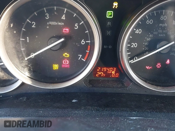 2010 Mazda 6 i Touring with VIN 1YVHZ8CH2A5M32063, listed as a IAAI auction lot 41396534 with 219,403 mi miles and . Bid and sale history available at DreamBid. Image 16.