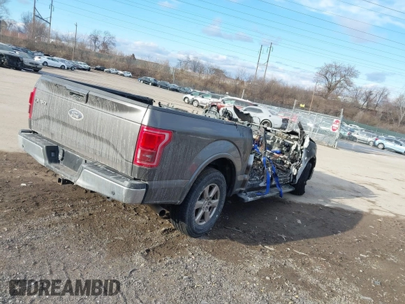 2017 Ford F-150 XL with VIN 1FTEW1CP7HKC60057, listed as a IAAI auction lot 41440464 with 1 mi miles. Bid and sale history available at carsss.com. Image 4.