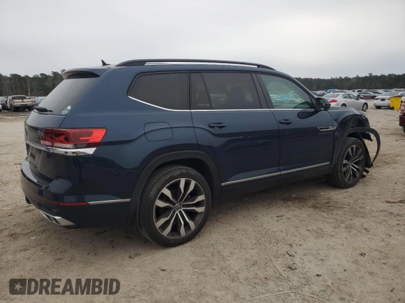 2021 Volkswagen Atlas SE with VIN 1V2PR2CA3MC537162, listed as a Copart auction lot 87914555 with 50,699 mi miles and Clean title. Bid and sale history available at DreamBid. Image 3.