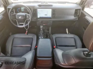 2024 Ford Bronco Big Bend with VIN 1FMDE7BH1RLA09232, listed as a Copart auction lot 61413055 with 15,590 mi miles and Salvage title. Bid and sale history available at DreamBid. Image 8.