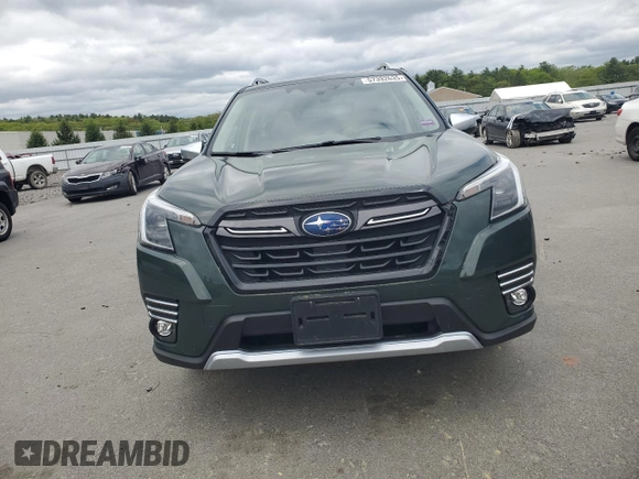 2023 Subaru Forester Touring with VIN JF2SKARCXPH421629, listed as a Copart auction lot 57392635 with 17,157 mi miles and Salvage title. Bid and sale history available at DreamBid. Image 5.