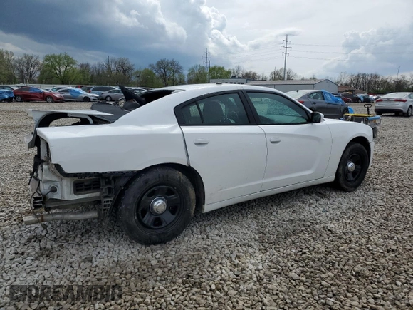 2014 Dodge Charger Police with VIN 2C3CDXAG6EH108362, listed as a Copart auction lot 53784575 with 89,815 mi miles and Salvage Title. Bid and sale history available at DreamBid. Image 3.