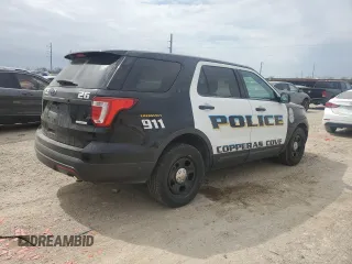 2017 Ford Police Interceptor Utility с VIN 1FM5K8AT5HGE29804, выставлен на аукционе Copart как лот 47128825 с пробегом 77 485 миль миль и Списание • Salvage title. История ставок и продаж доступна на DreamBid. Изображение 3.