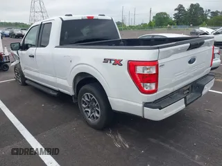 2021 Ford F-150 XL with VIN 1FTEX1C51MFD08456, listed as a IAAI auction lot 42220056 with 52,437 mi miles and . Bid and sale history available at DreamBid. Image 3.