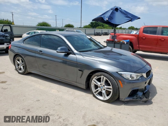 2015 BMW 4 Series 428i z VIN WBA3N3C50FK234690, wystawiony jako Copart lot #60149125 z przebiegiem 53 878 mil mil oraz Szkoda całkowita • Salvage title. Historia ofert i sprzedaży dostępna na DreamBid. Obrazek 4.
