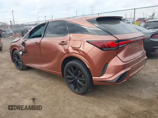 2023 Lexus RX with VIN 2T2BCMEA6PC003036, listed as a IAAI auction lot 41805006 with 27,012 mi miles. Bid and sale history available at carsss.com. Image 3.