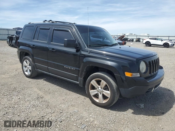 2013 Jeep Patriot Limited with VIN 1C4NJRCB2DD140490, listed as a Copart auction lot 53807025 with 99,055 mi miles and Salvage title. Bid and sale history available at DreamBid. Image 4.