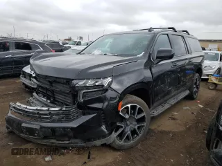 2022 Chevrolet Suburban RST with VIN 1GNSKEKD1NR149401, listed as a Copart auction lot 45932904 with 101,440 mi miles and Salvage title. Bid and sale history available at DreamBid. Image 1.