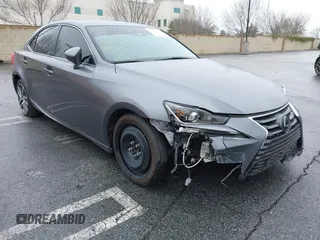 2020 Lexus IS with VIN JTHDA1D24L5107168, listed as a IAAI auction lot 41101439 with 76,240 mi miles. Bid and sale history available at carsss.com. Image 1.