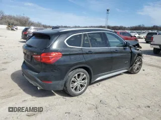 2017 BMW X1 xDrive28i with VIN WBXHT3Z31H4A57021, listed as a Copart auction lot 46507885 with 165,071 mi miles and Salvage Title. Bid and sale history available at carsss.com. Image 3.
