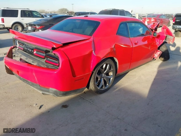 2015 Dodge Challenger R/T with VIN 2C3CDZAT7FH822611, listed as a IAAI auction lot 41347867 with 71,406 mi miles. Bid and sale history available at carsss.com. Image 4.
