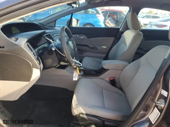 2015 Honda Civic Sedan LX with VIN 2HGFB2F52FH549143, listed as a Copart auction lot 52337485 with 194,936 mi miles and Salvage Title. Bid and sale history available at carsss.com. Image 7.