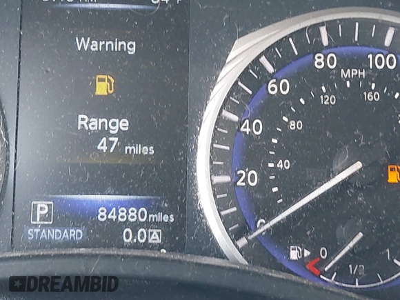 2014 Infiniti Q50 with VIN JN1BV7AP8EM679470, listed as a IAAI auction lot 41575121 with 84,880 mi miles. Bid and sale history available at carsss.com. Image 15.