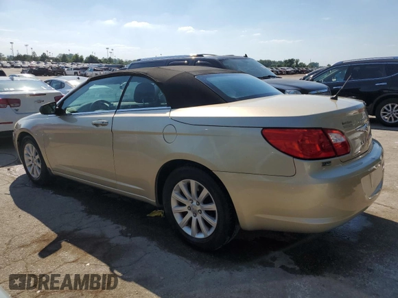 2010 Chrysler Sebring Touring z VIN 1C3BC5ED8AN166543, wystawiony jako Copart lot #56316984 z przebiegiem 78 655 mil mil oraz Szkoda całkowita • Salvage title. Historia ofert i sprzedaży dostępna na DreamBid. Obrazek 2.