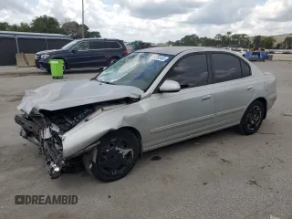 2006 Hyundai Elantra GLS with VIN KMHDN46D96U307118, listed as a Copart auction lot 61783465 with 177,345 mi miles and Salvage title. Bid and sale history available at DreamBid. Image 1.