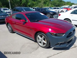 2016 Ford Mustang GT with VIN 1FA6P8CF1G5225485, listed as a IAAI auction lot 42086353 with 119,551 mi miles. Bid and sale history available at carsss.com. Image 1.