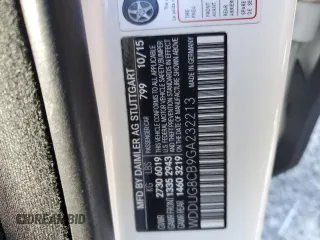 2016 Mercedes-Benz S 550 with VIN WDDUG8CB9GA232213, listed as a Copart auction lot 45529115 with 133,731 mi miles and Salvage Title. Bid and sale history available at carsss.com. Image 13.