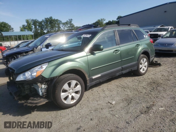 2012 Subaru Outback Prem with VIN 4S4BRCCC5C3271611, listed as a Copart auction lot 59736475 with 107,164 mi miles and Salvage title. Bid and sale history available at DreamBid. Image 1.