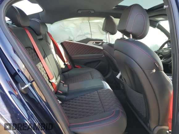2023 Genesis G70 3.3T with VIN KMTG54TE1PU134177, listed as a Copart auction lot 48476115 with 15,763 mi miles and Clean title. Bid and sale history available at DreamBid. Image 10.